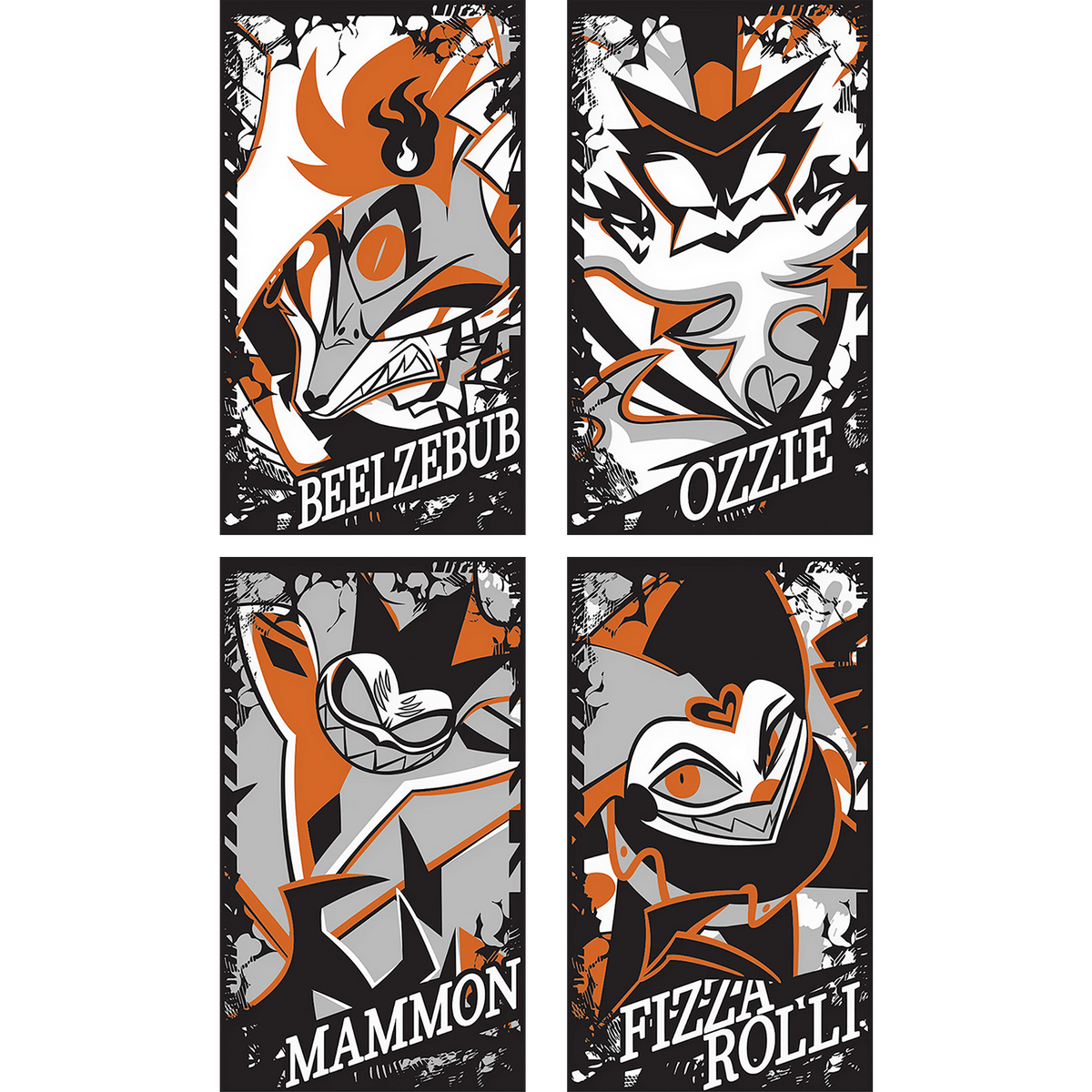 Metal Card Set Demon Series Wave 2 Orange Variant *CLEARANCE*