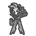 Sketchy Ozzie Car Decal