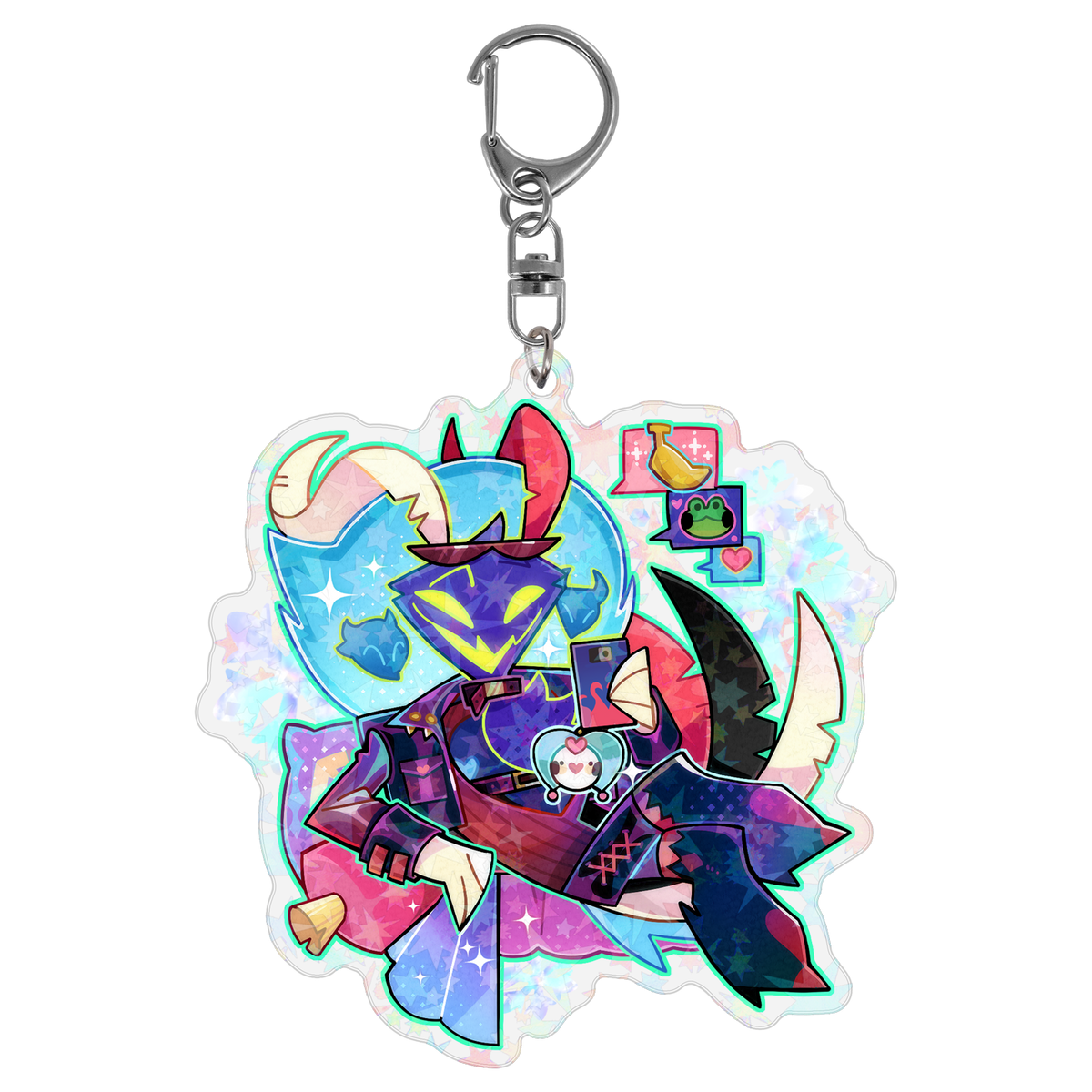 Ozzie - Cozy Winter - Holographic Keychain *LIMITED STOCK*