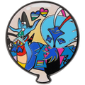 Fizz & Ozzie - Pride Balloon Enamel Pin *LIMITED STOCK*