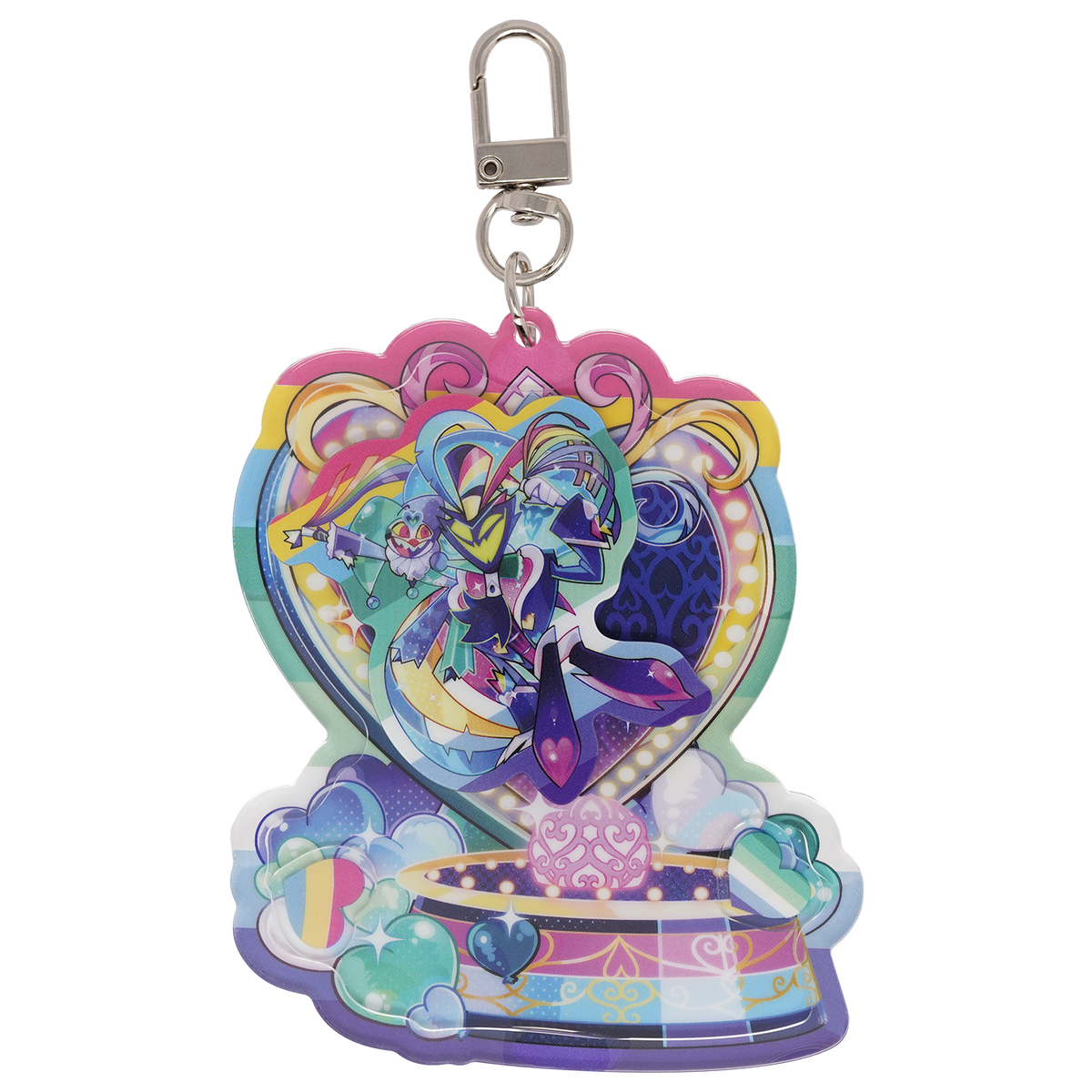 Fizz and Ozzie - Pride Parade - Shaker Keychain *LIMITED STOCK*