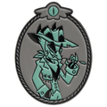 Portrait of Striker Enamel Pin *CLEARANCE*