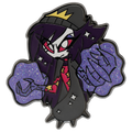 Powered Up Octavia - Glitter Enamel Pin *LIMITED STOCK*