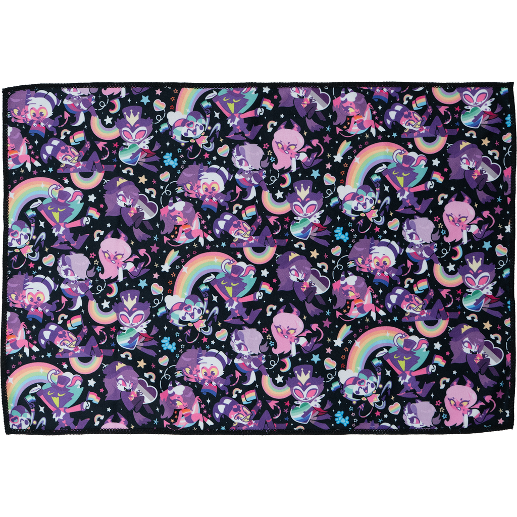 Helluva Boss Chibi Pride Pattern Hand Towel *LIMITED STOCK*