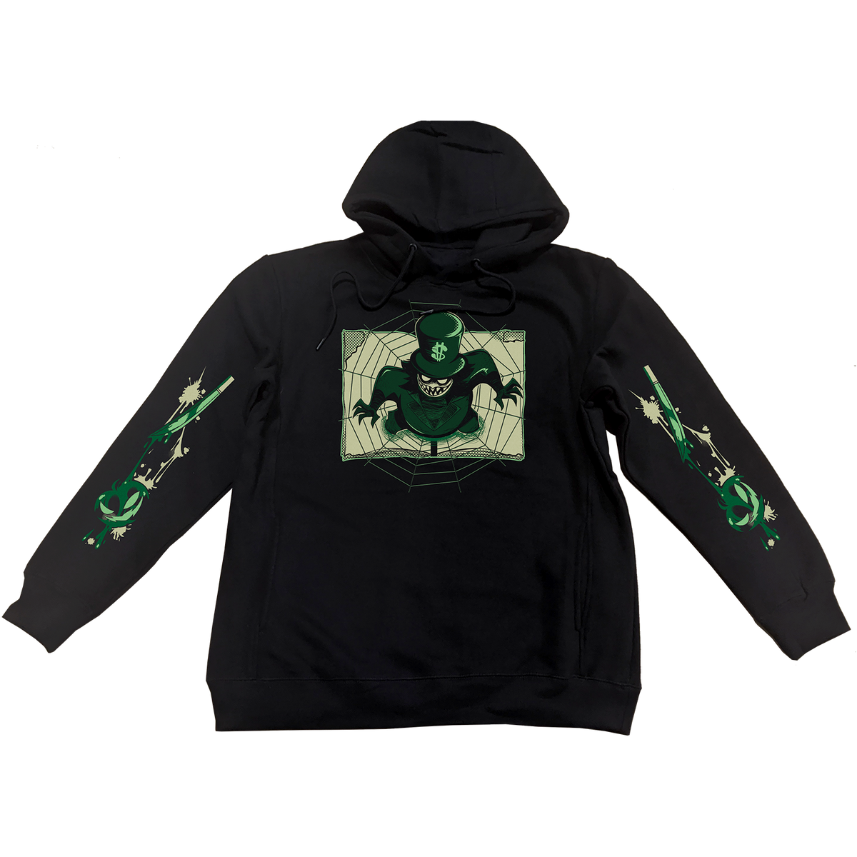 Pullover Hoodie - Mammon Halloween Slasher w/Printed Sleeves *LIMITED STOCK*