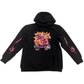 Pullover Hoodie - Satan Halloween Slasher w/Printed Sleeves *LIMITED STOCK*
