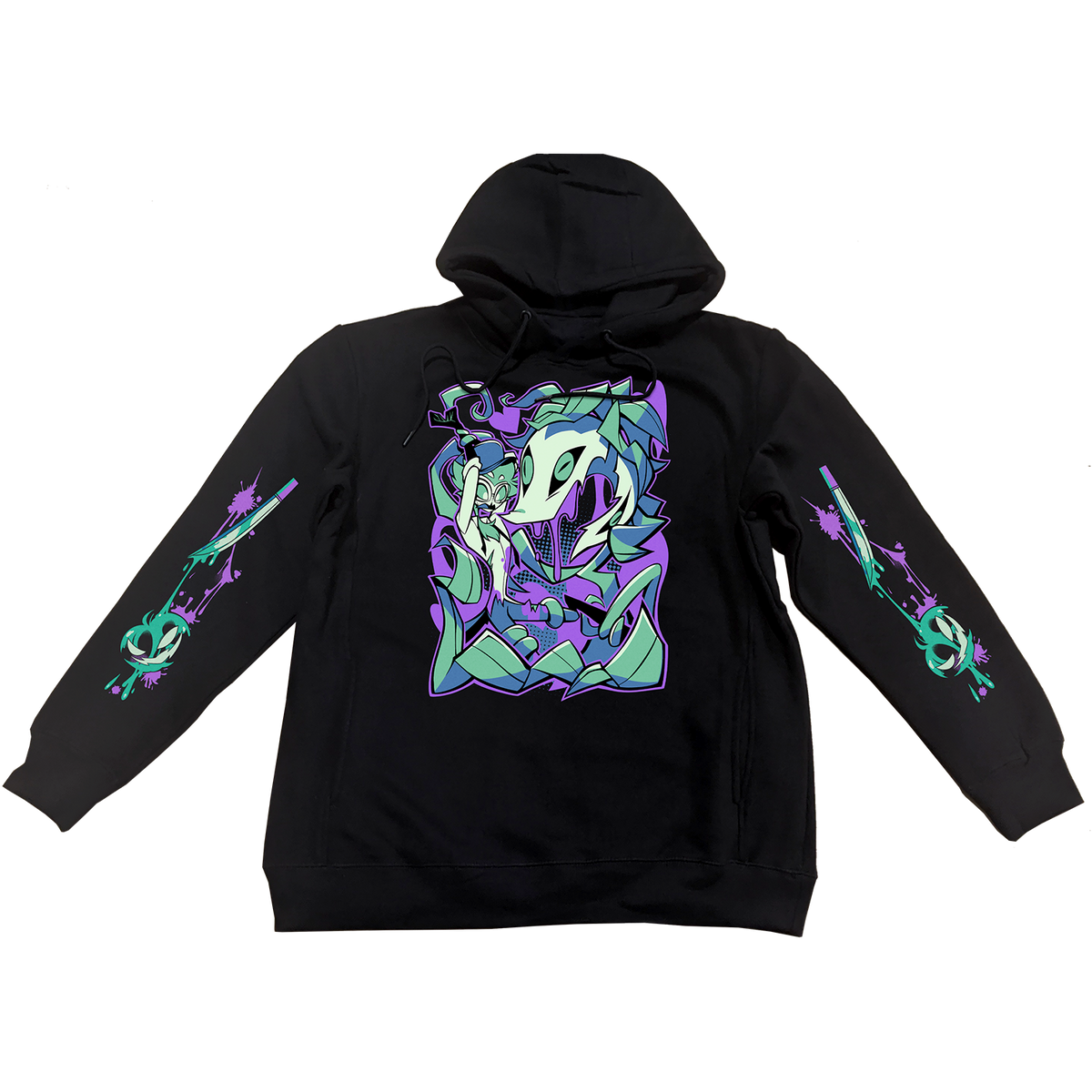 Pullover Hoodie - Stolas Halloween Slasher w/Printed Sleeves *LAST ONE*