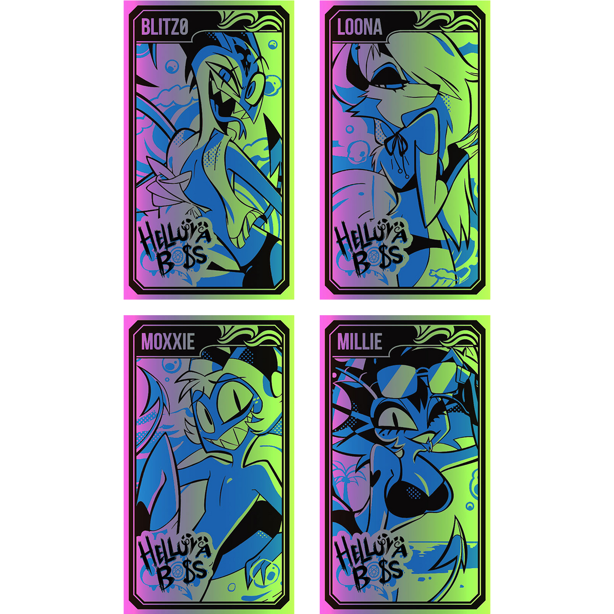 Summer Metal Card Set - Wave 1 *CLEARANCE*