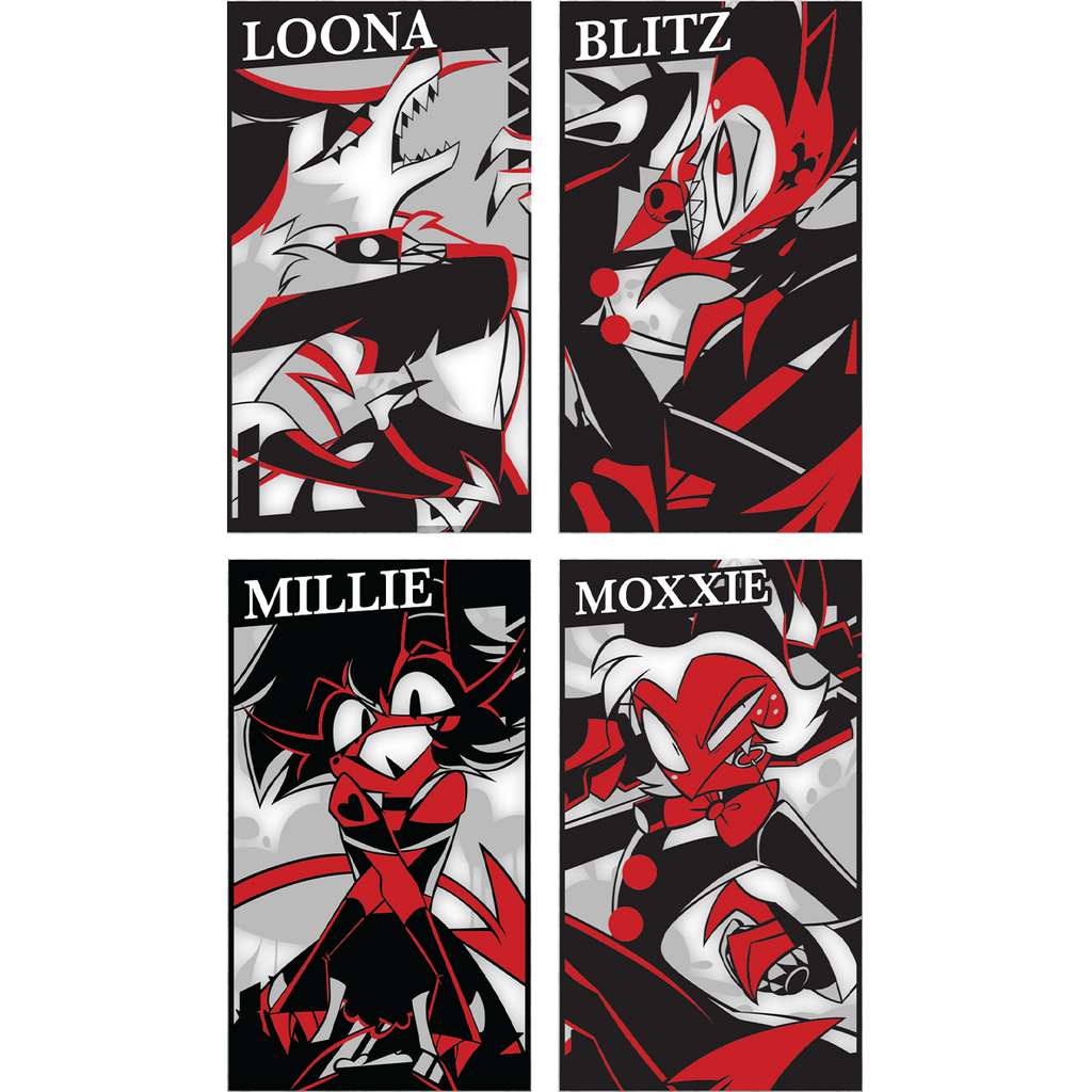 Helluva Boss Collectible Metal Cards - Series 2 - Wave 1 SILVER *CLEARANCE*