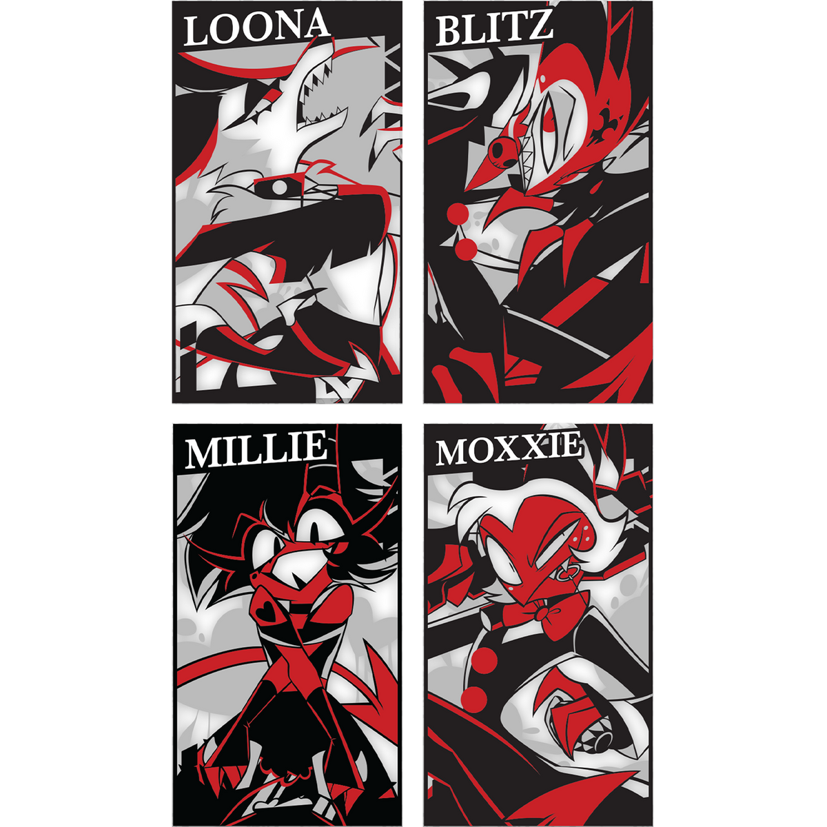 Helluva Boss Collectible Metal Cards - Series 2 - Wave 1 SILVER *CLEARANCE*