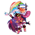 Chibi Pride Sallie May Sticker *LIMITED STOCK*