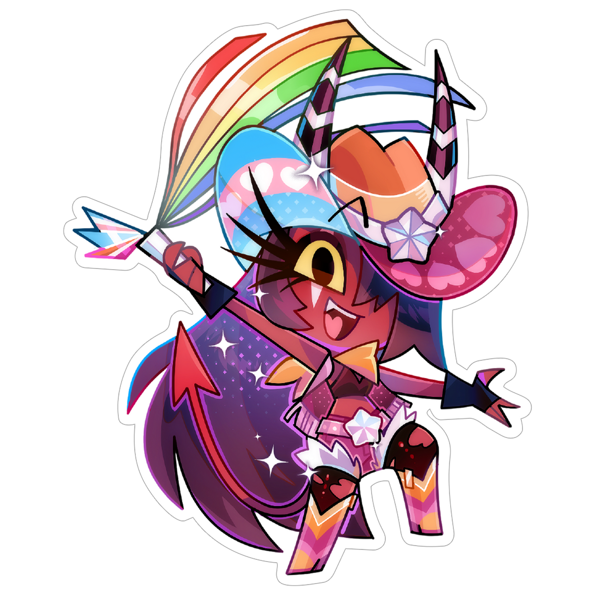 Chibi Pride Sallie May Sticker *LIMITED STOCK*