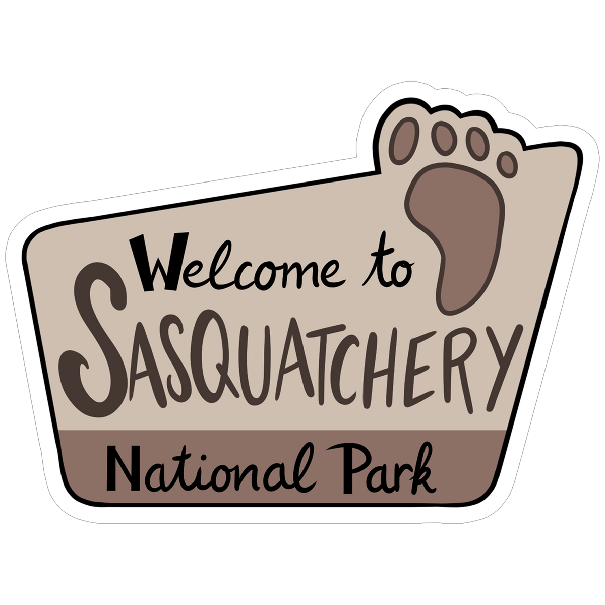 Sasquatchery Sticker