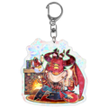 Satan - Cozy Winter - Holographic Keychain *LIMITED STOCK*