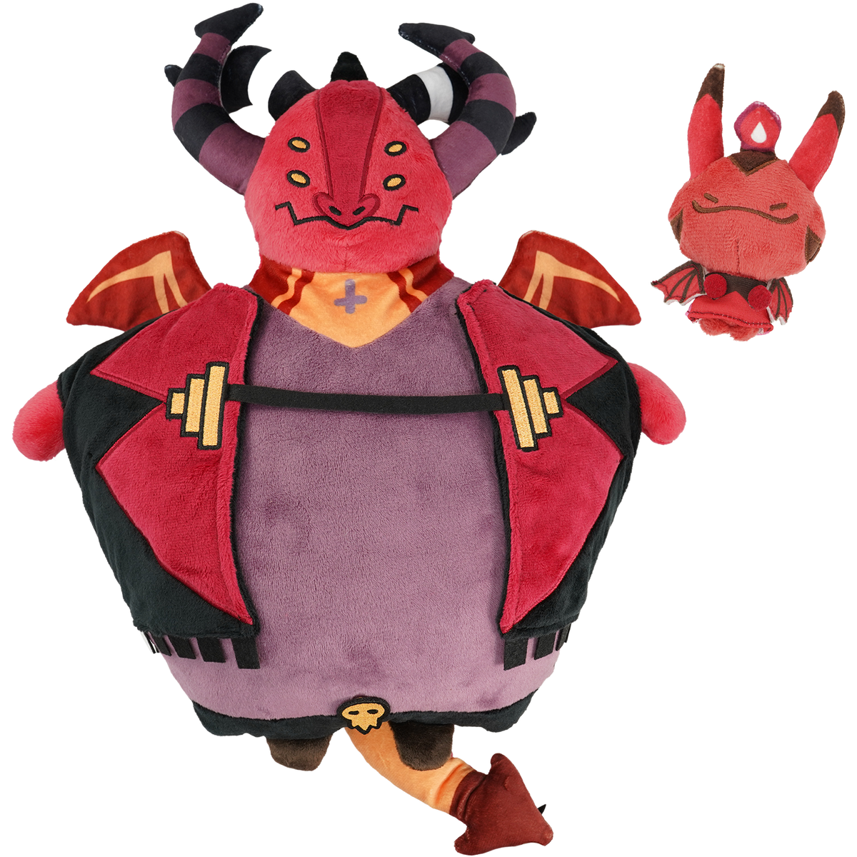 Satan Pillow Plush + Yogi Mini Plushie *LIMITED STOCK*
