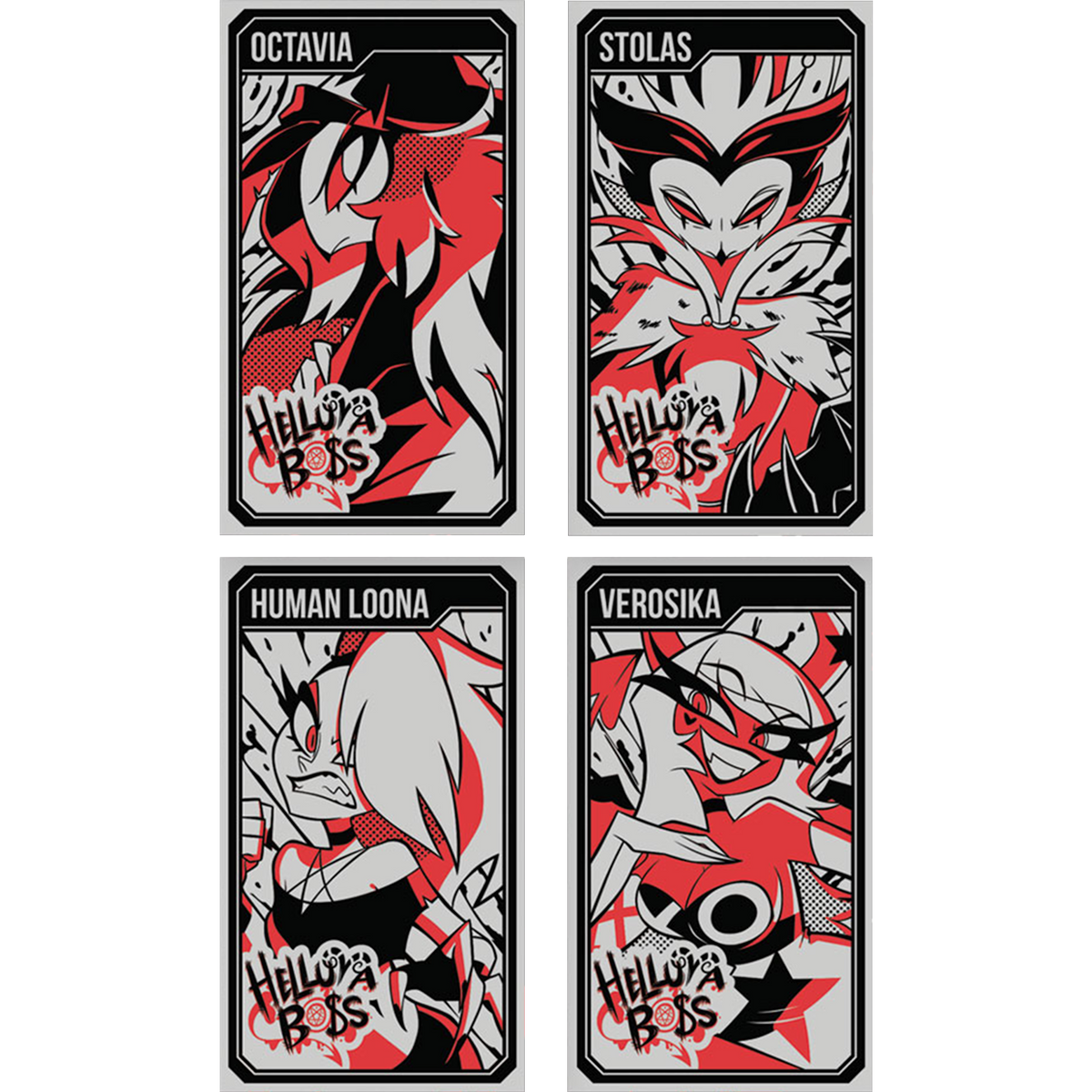Helluva Boss Collectible Metal Cards - Series 1 Wave 2 *CLEARANCE*
