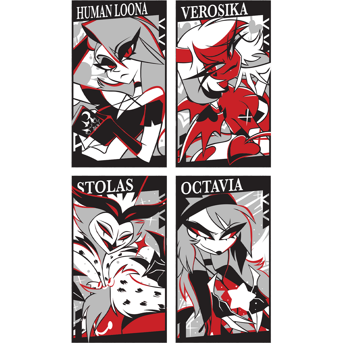Helluva Boss Collectible Metal Cards - Series 2 - Wave 2 SILVER *CLEARANCE*