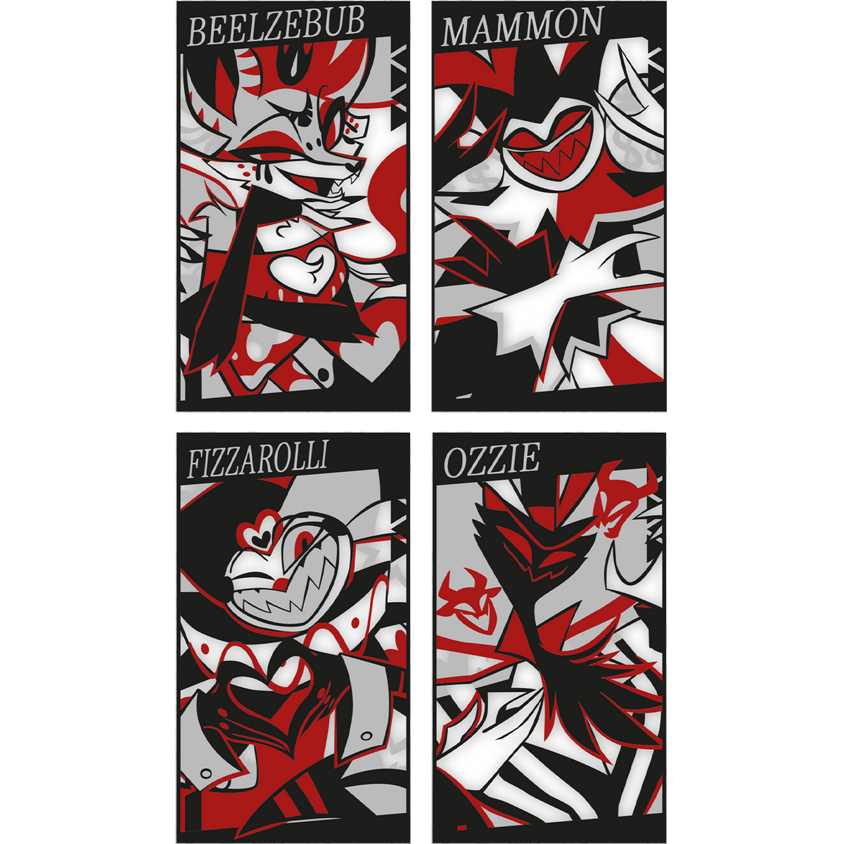 Helluva Boss Collectible Metal Cards - Series 2 - Wave 3 SILVER *CLEARANCE*