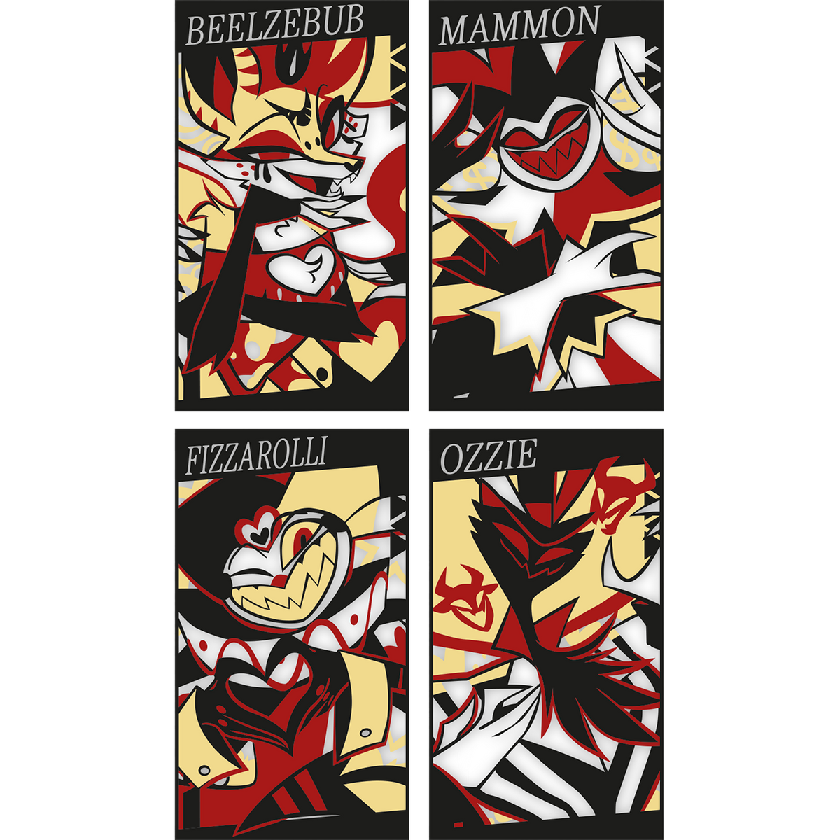 Helluva Boss Collectible Metal Cards - Series 2 - Wave 3 GOLD *CLEARANCE*