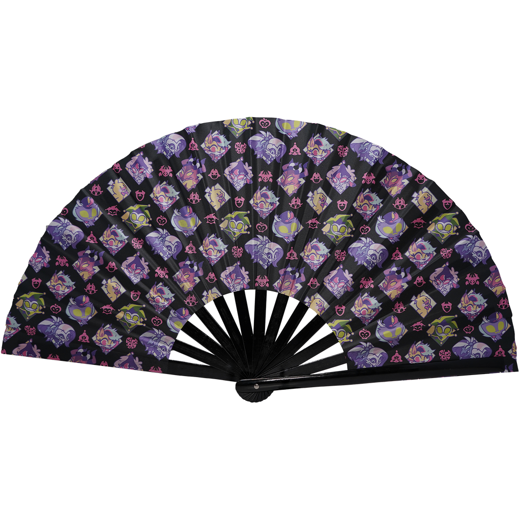Sins Pattern Clacker Fan *LIMITED STOCK*
