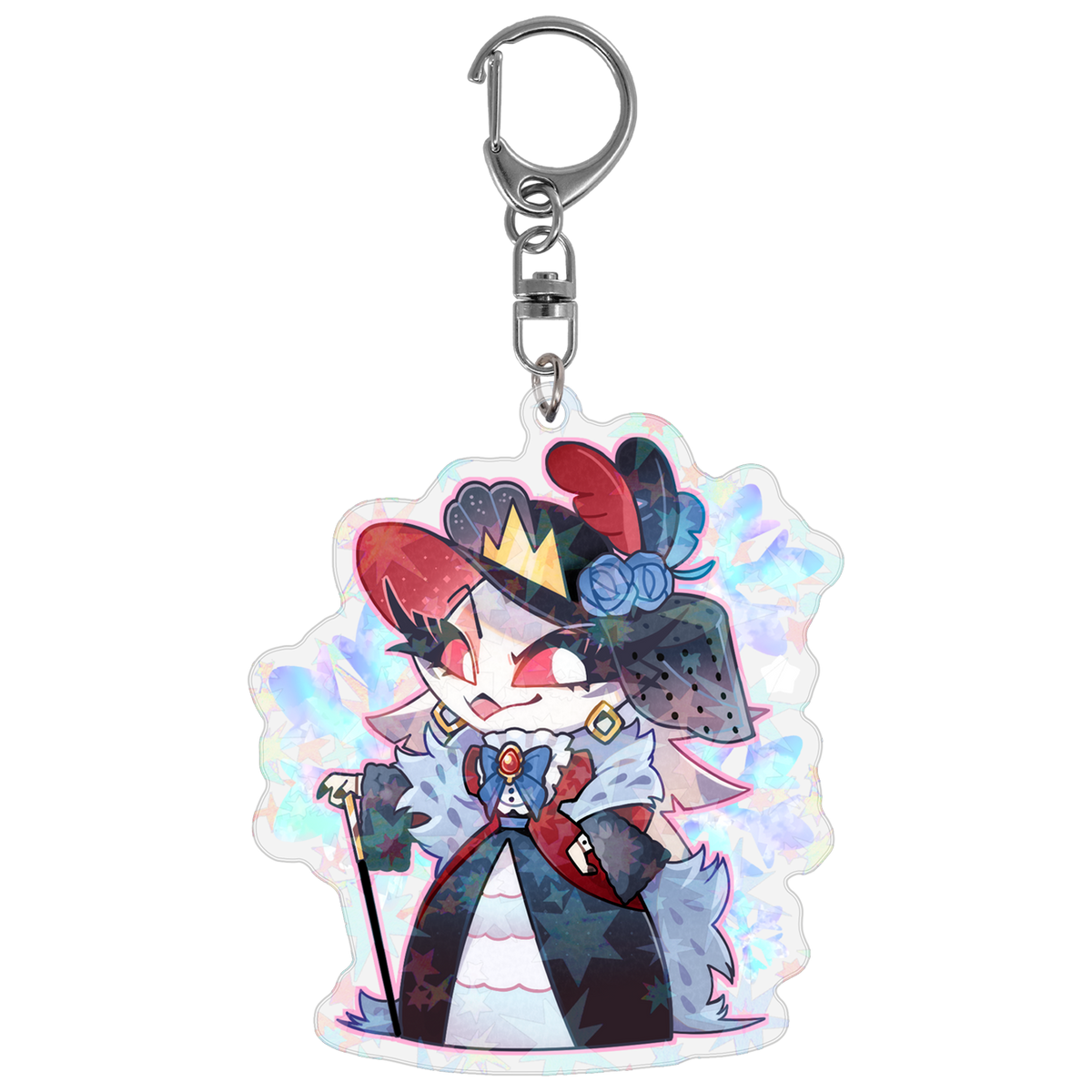 Stella - Cozy Winter - Holographic Keychain *LIMITED STOCK*