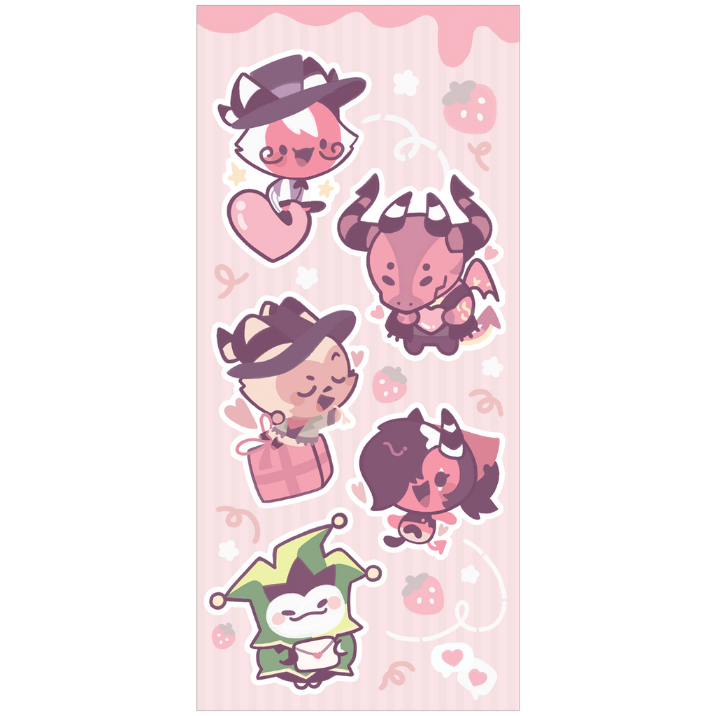 From Helluva Boss with Love Mini Chibi Sticker Set *LAST CHANCE*