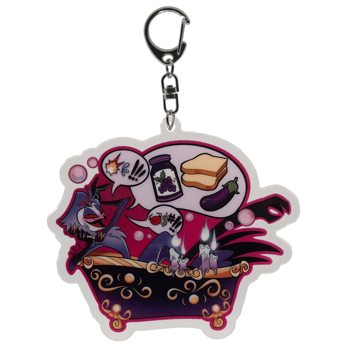 Murder Family - Bathtub Stolas - Acrylic Keychain *LIMITED STOCK*