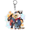 Striker - Cozy Winter - Holographic Keychain *LIMITED STOCK*
