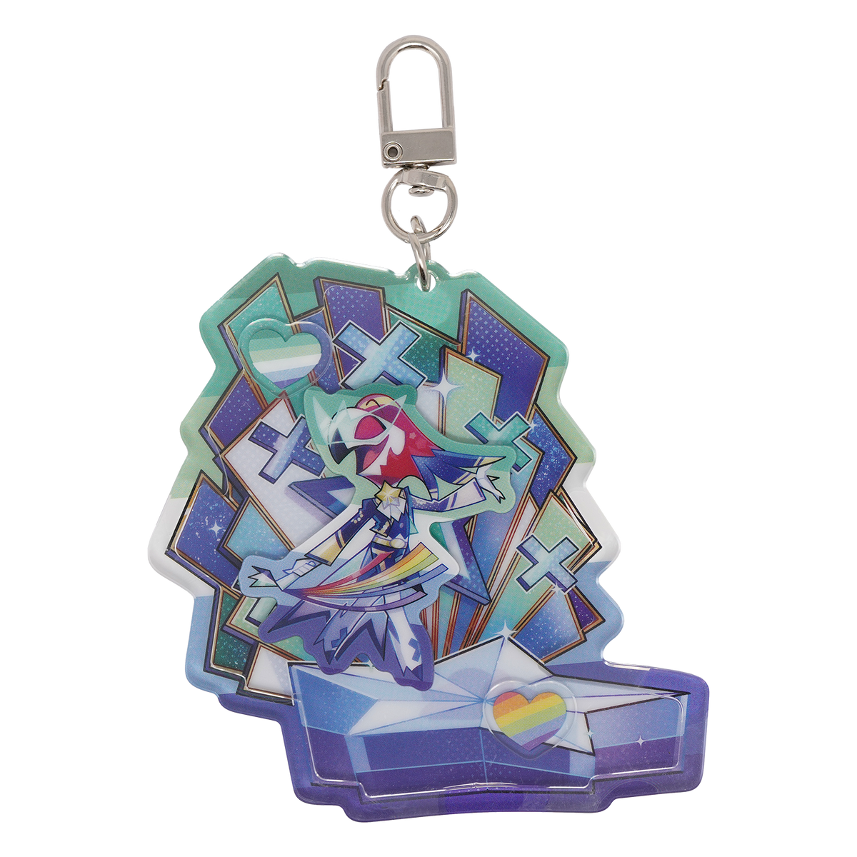 Vassago - Pride Parade -  Shaker Keychain *LIMITED STOCK*