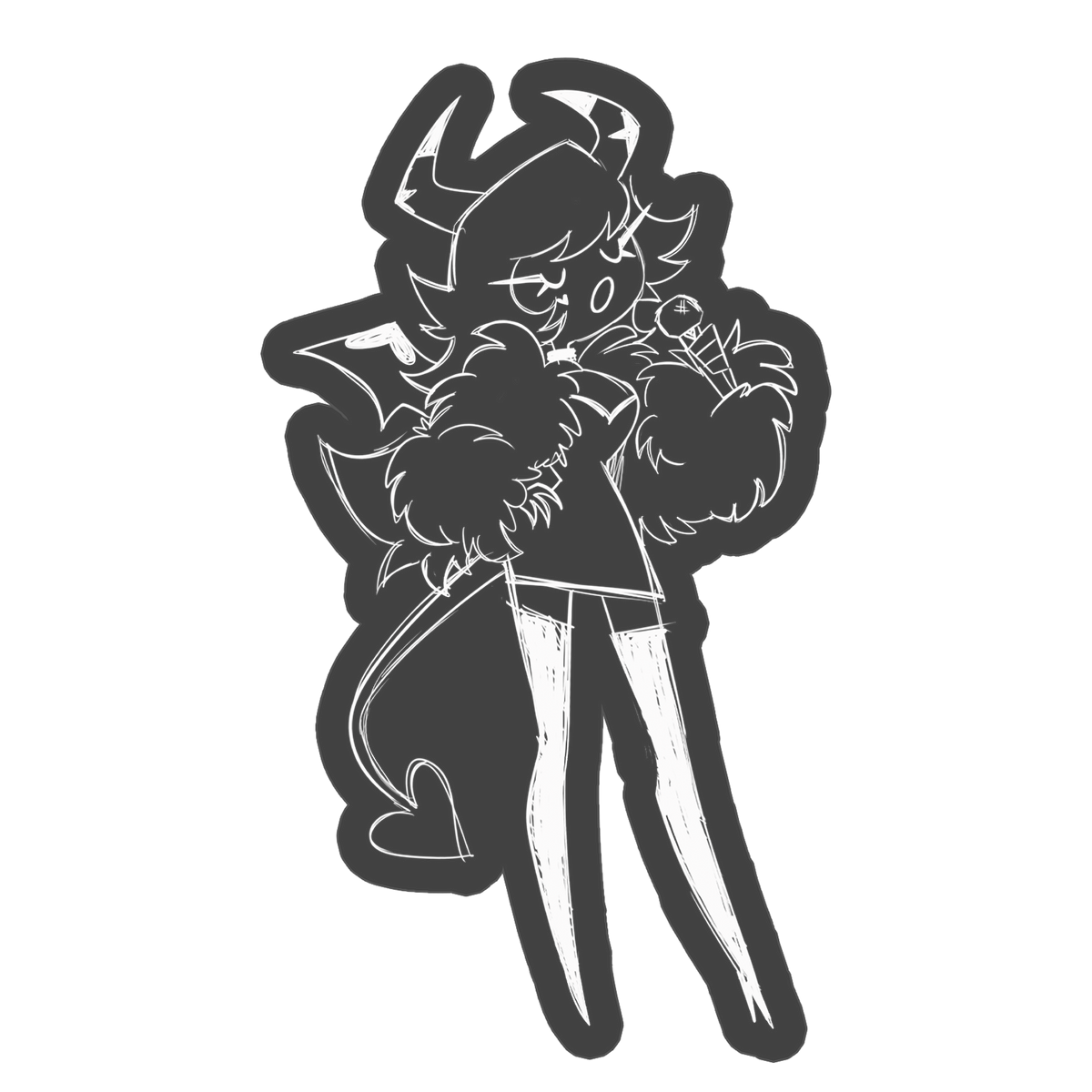 Sketchy Verosika Car Decal