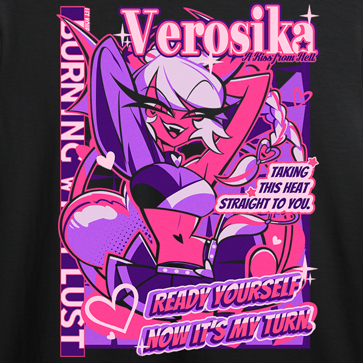 Pullover Hoodie - Verosika - From Helluva Boss with Love *LIMITED STOCK*