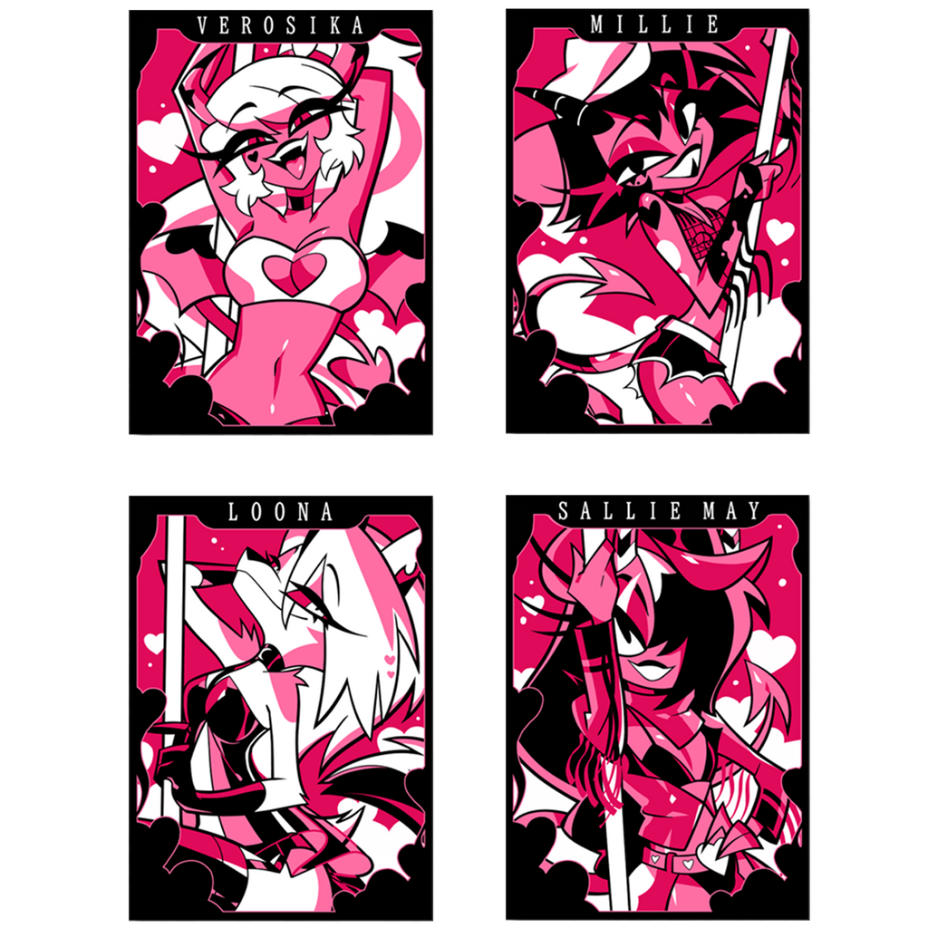 Helluva Boss Collectible Metal Cards - Valentines Wave 2 *LIMITED STOCK*