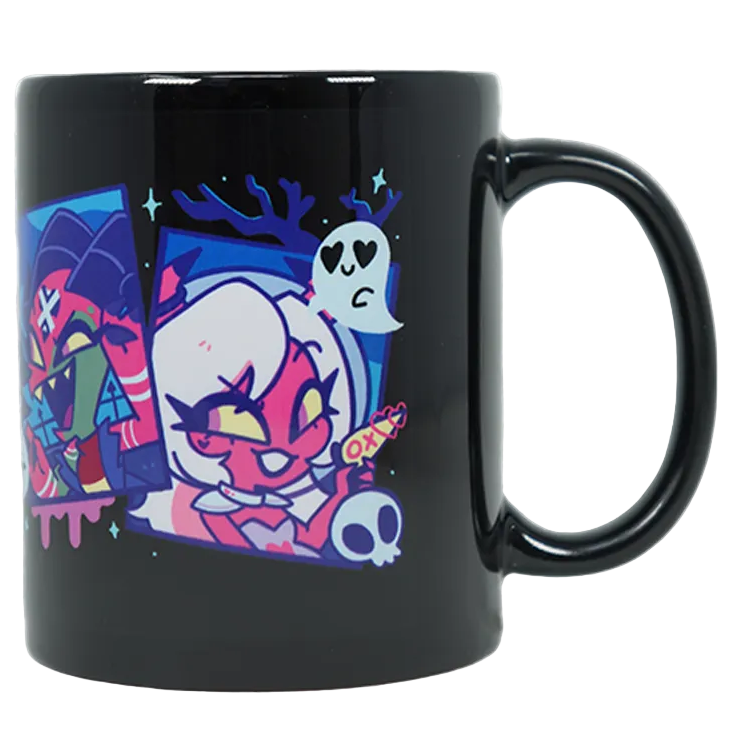 Haunted House Black Mug *CLEARANCE*