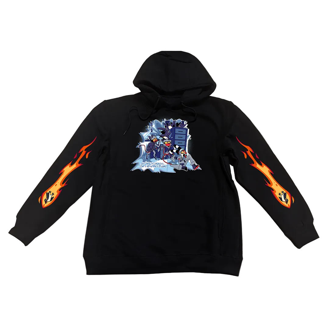 Pullover Hoodie - Antarctica w/Printed Sleeves *LAST CHANCE*