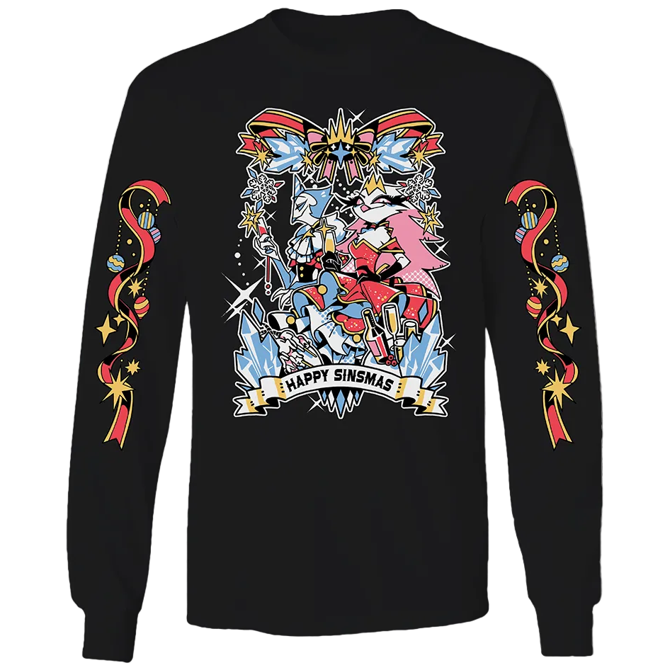 Long Sleeve Shirt - Sinsmas 2024 - Stella + Andrealphus w/Printed Sleeves *LIMITED STOCK*