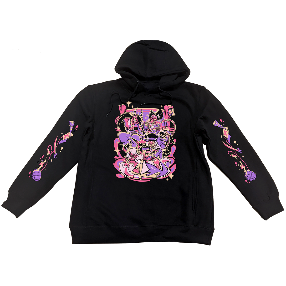 Pullover Hoodie - Wally's Tavern w/Printed Sleeves *LIMITED STOCK*
