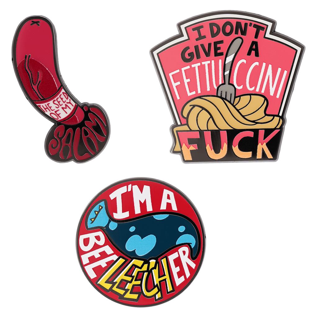 Whacked Off 3 Pin Set *LIMITED STOCK*