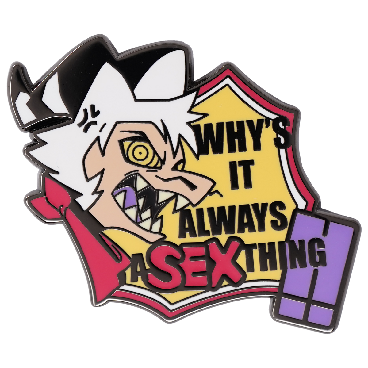 OOPS - Why Striker Enamel Pin *LIMITED STOCK*