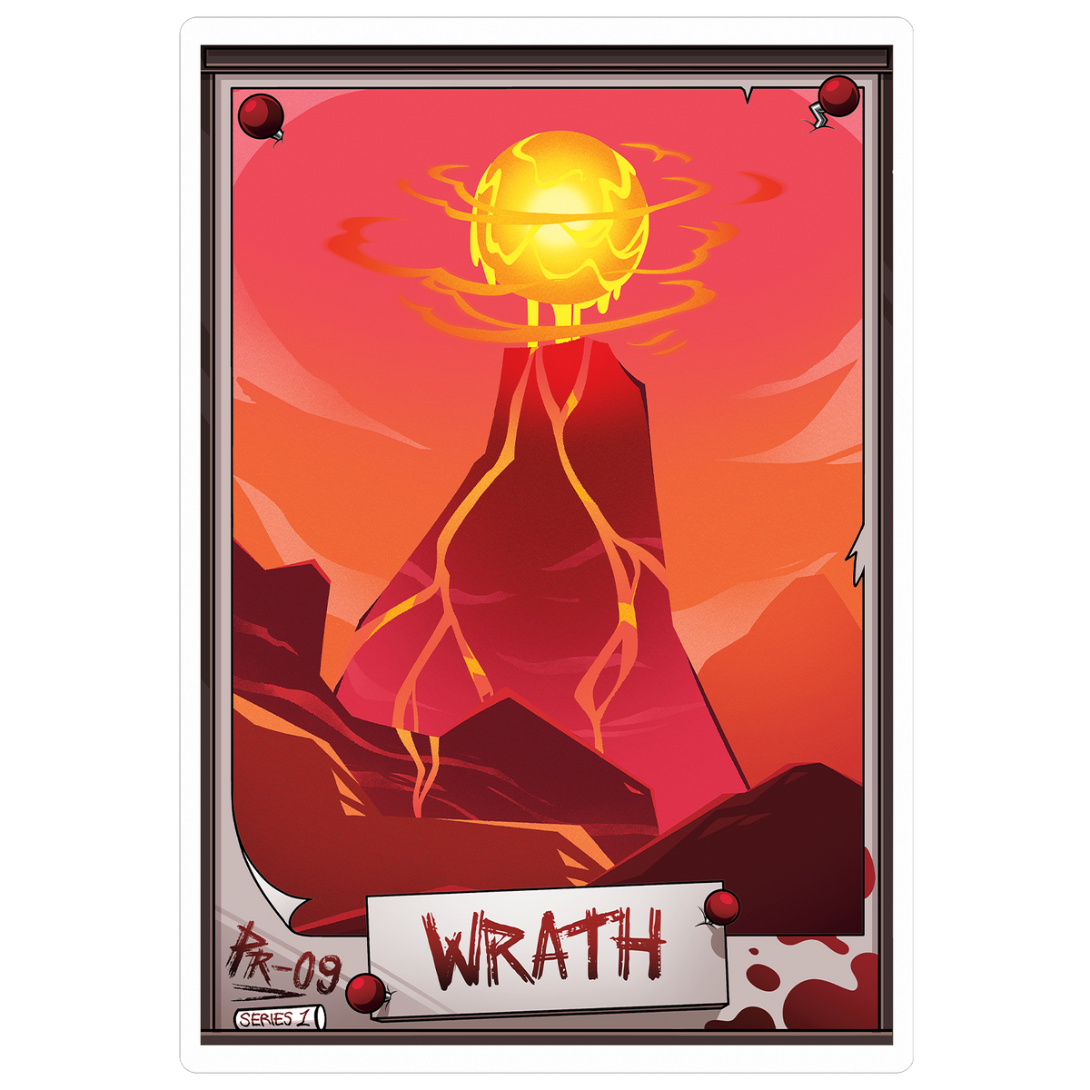 Helluva Boss Trading Cards - Wrath Promo Card (PR-09) *LIMITED STOCK*
