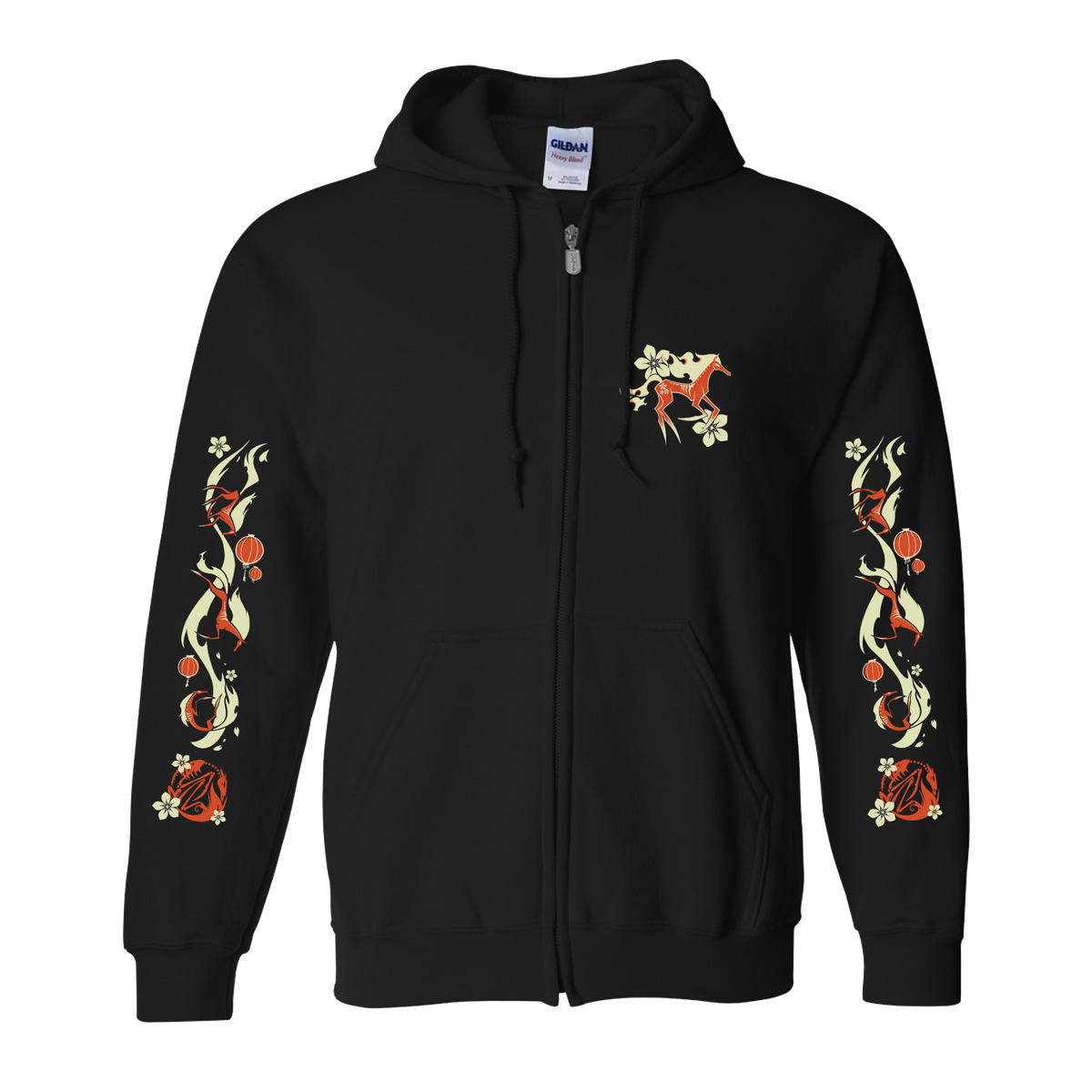 Zip-Up Hoodie - Year of the Horse Logo *LIMITED STOCK*