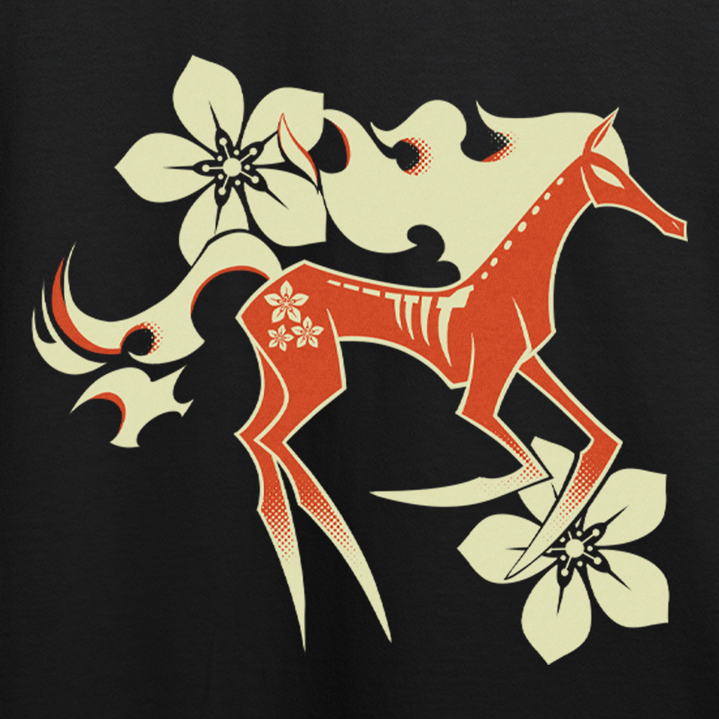 Zip-Up Hoodie - Year of the Horse Logo *LIMITED STOCK*