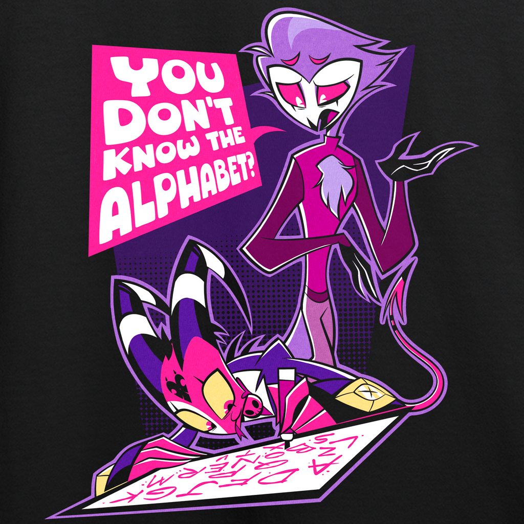 Long Sleeve T-shirt - You don't know the alphabet? *LIMITED STOCK*