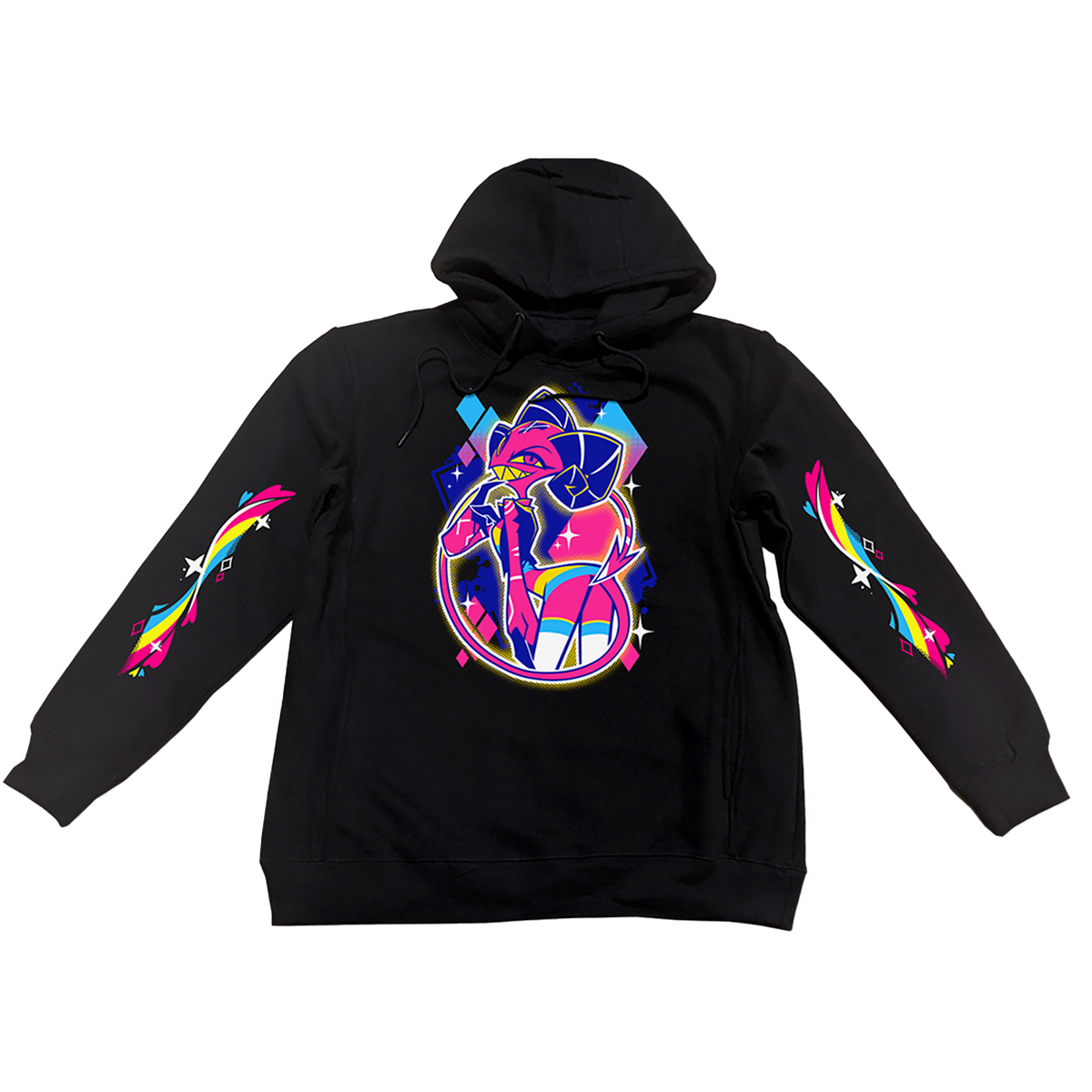 Pullover Hoodie - Barbie Wire - Pride 2025 w/Printed Sleeves *LAST ONE*
