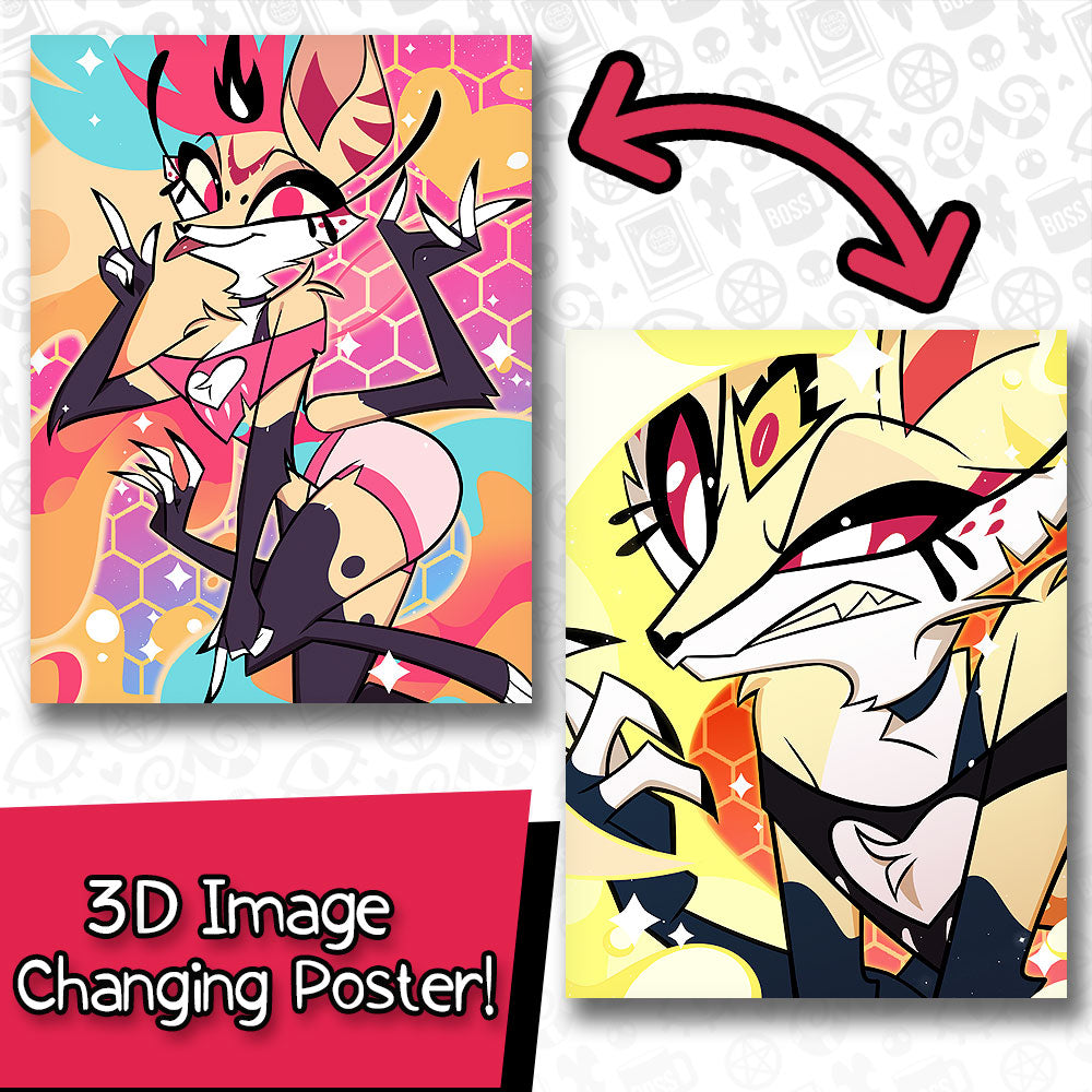 Beelzebub's Demon Form Lenticular Poster *CLEARANCE*