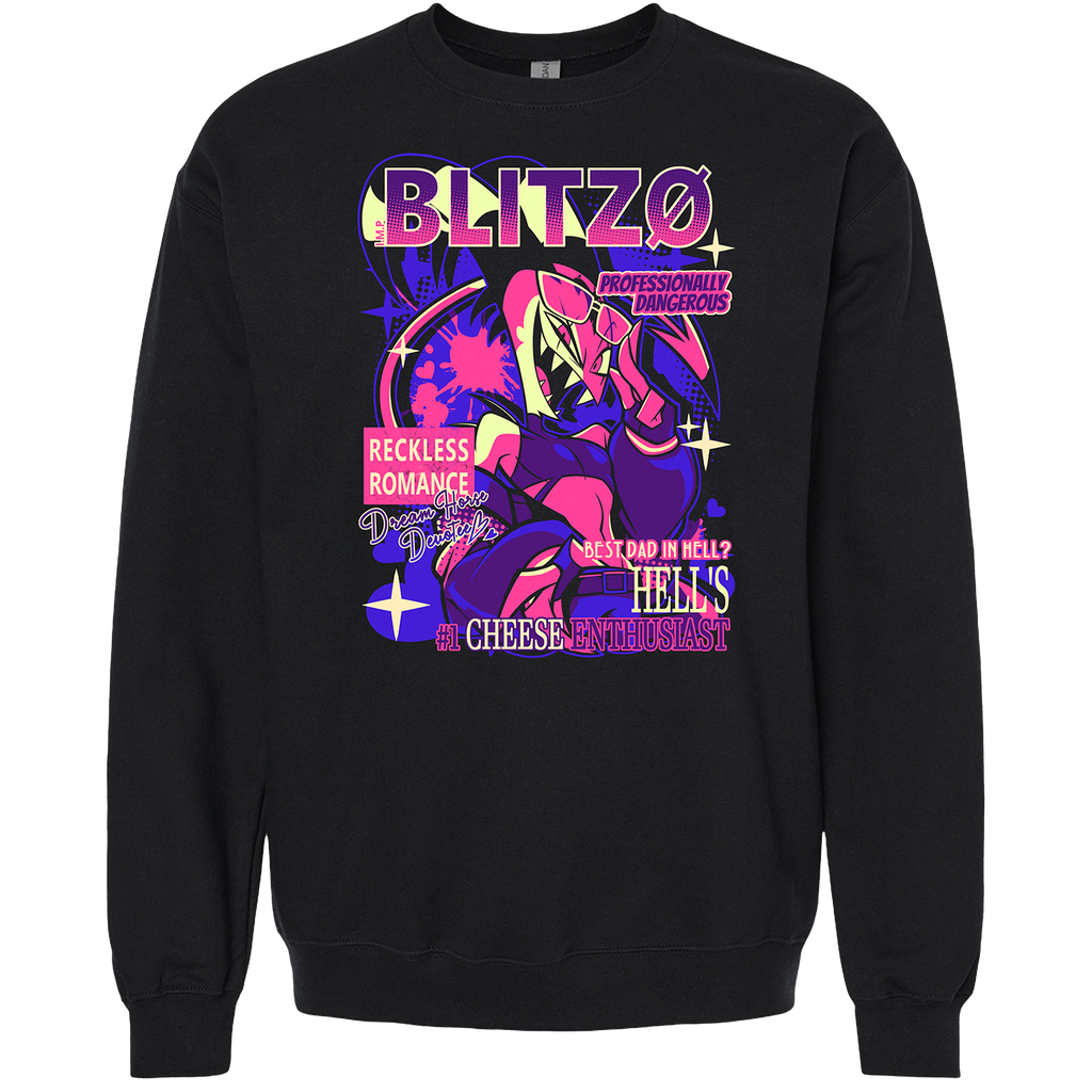 Crewneck Sweatshirt - Blitz - From Helluva Boss with Love *LIMITED STOCK*