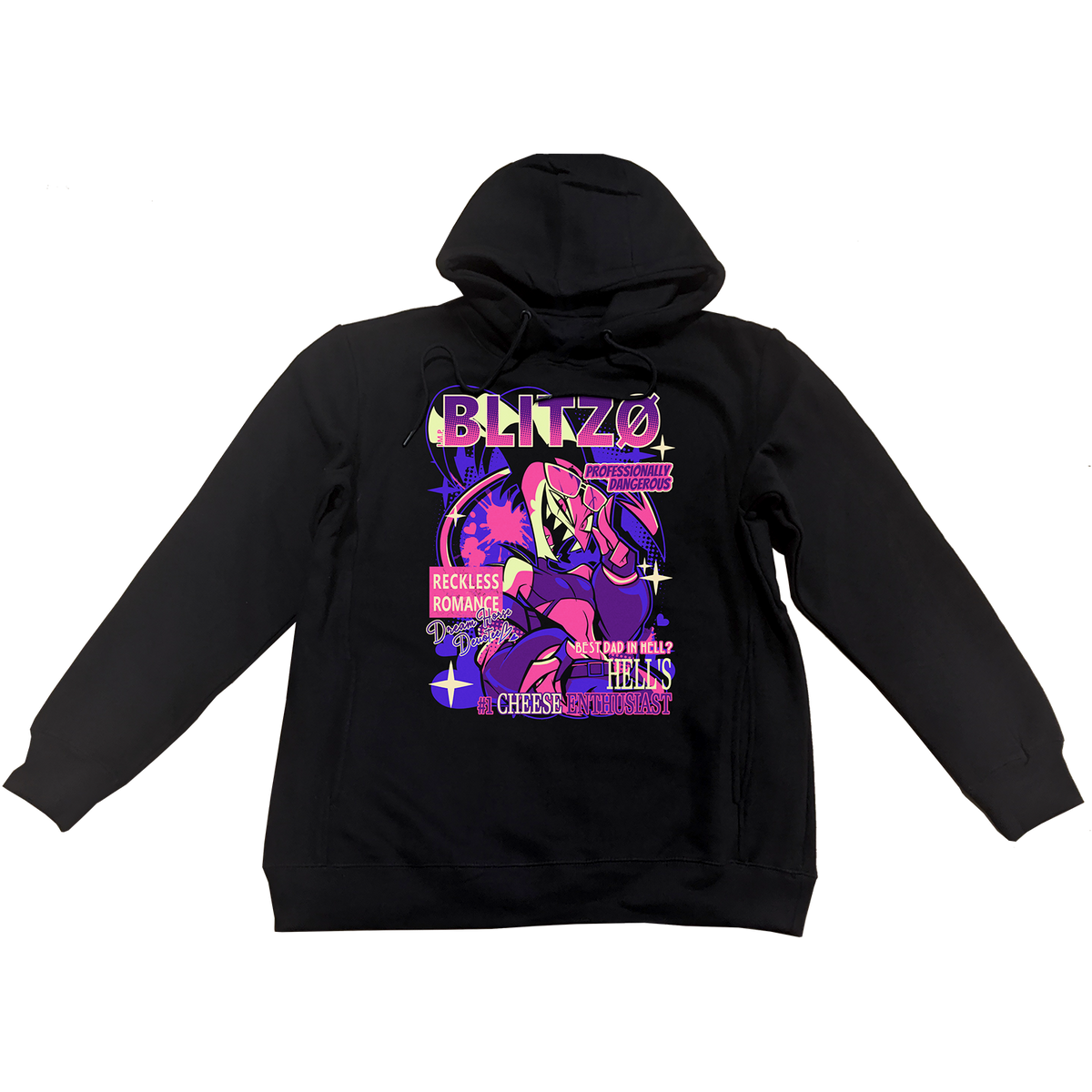 Pullover Hoodie - Blitz - From Helluva Boss with Love *LIMITED STOCK*