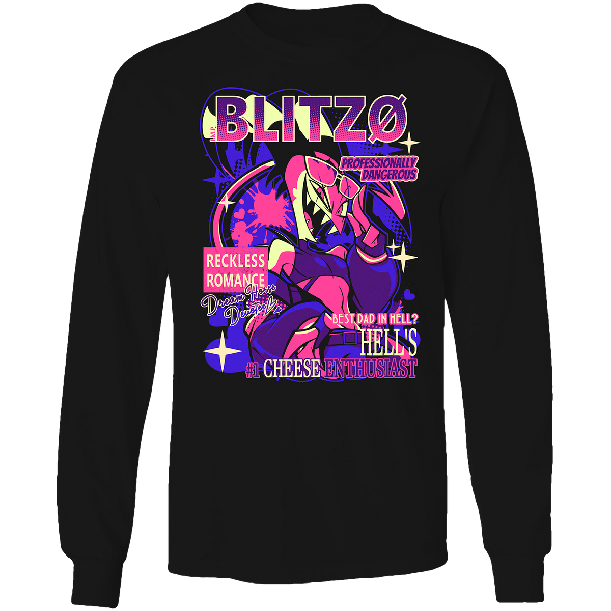 Long Sleeve Shirt - Blitz - From Helluva Boss with Love *LIMITED STOCK*