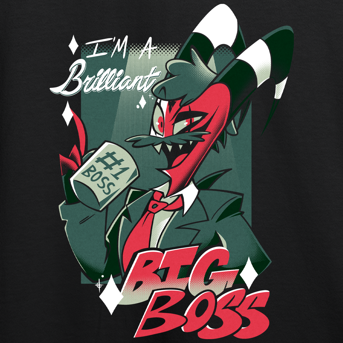 Crewneck Sweatshirt - Brilliant Big Boss *LAST ONE*