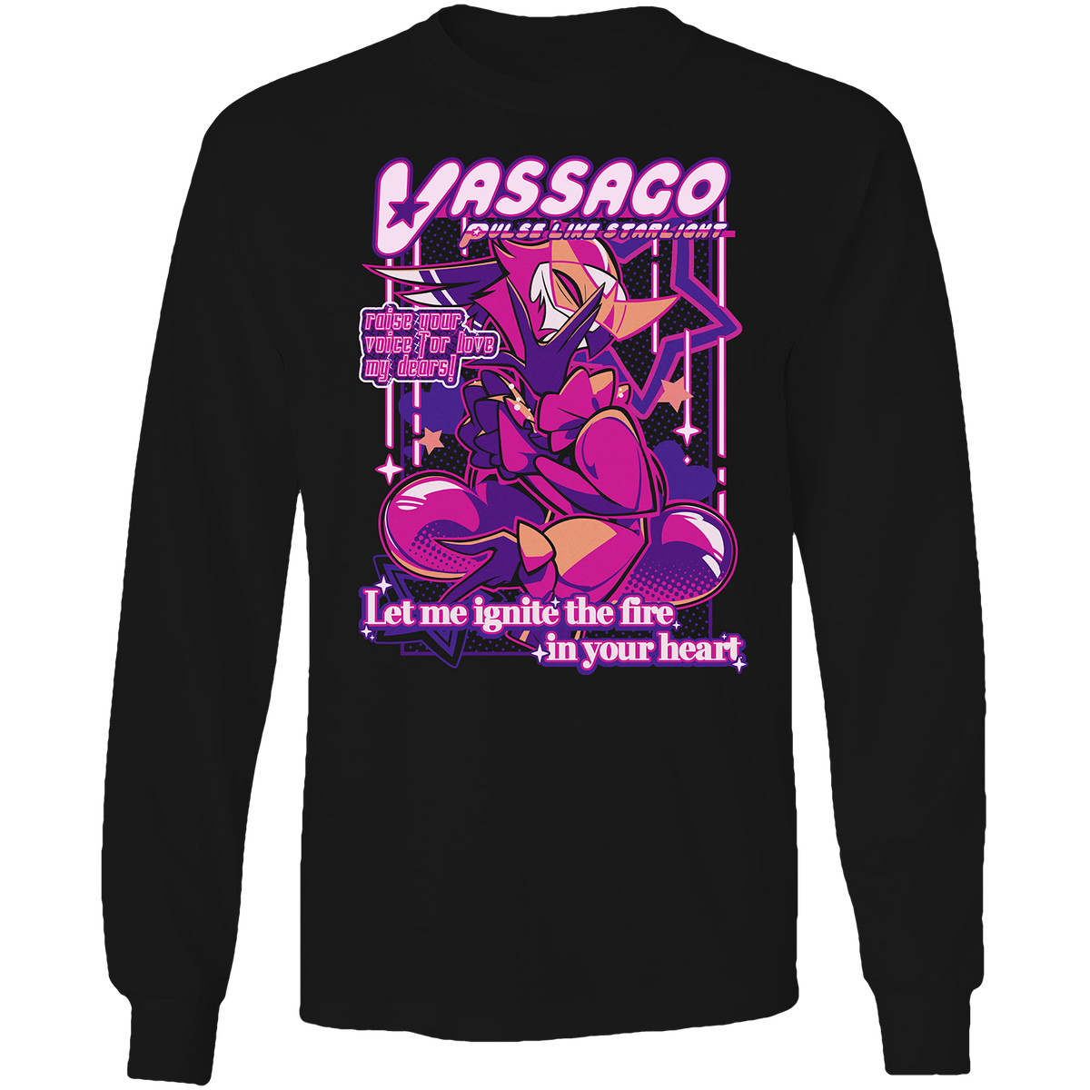 Long Sleeve Shirt - Vassago - From Helluva Boss with Love *LIMITED STOCK*