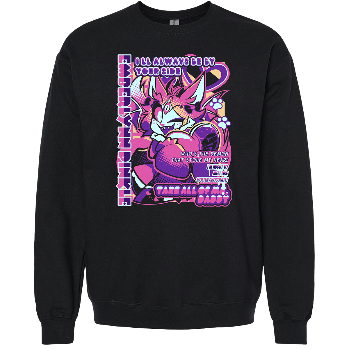 Crewneck Sweatshirt - Emberlynn - From Helluva Boss with Love *LIMITED STOCK*